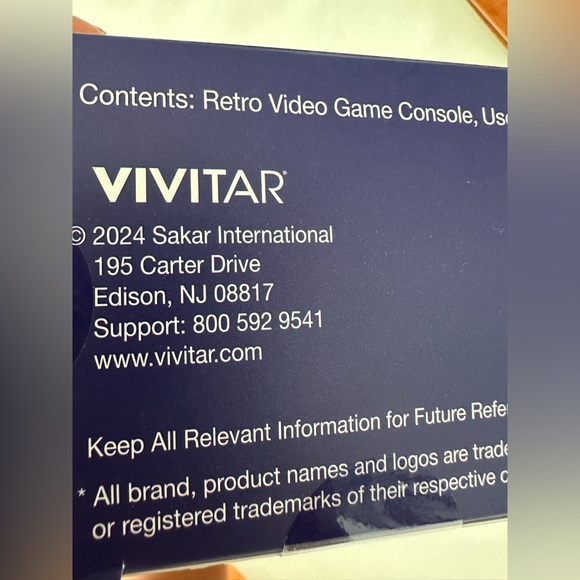 Retro Video Game Console - Black - Picture 4 of 5